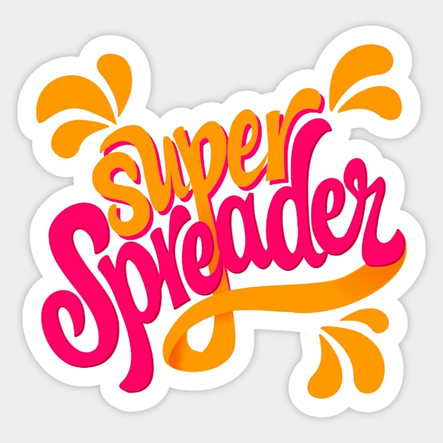 SuperSpreader Sticker by dynamoe